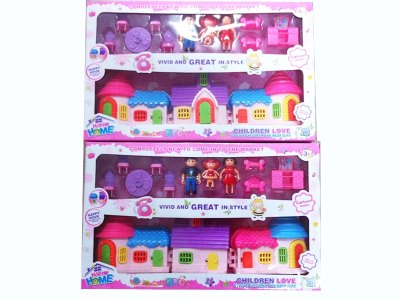 CARTOON VILLA W/FURNITURE 2ASST - HP1056081