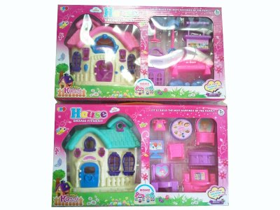 SWEET HOUSE AND FURNITURE SET 2 ASST - HP1056151