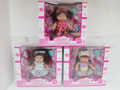 30CM LOVELY DOLL W/IC INCL BATT 3ASST - HP1056201