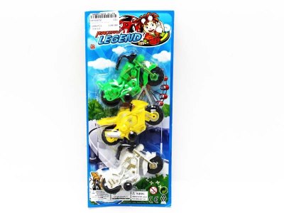 3只装回力摩托车 2款 - HP1056791