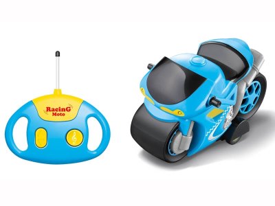 2 FUNCTION R/C MOTO W/LIGHT MUSIC,RED/BLUE NOT INCLUDED BATTERY - HP1056889