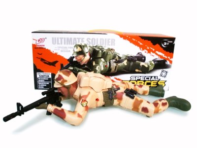B/O ACTION SOLDIER W/LIGHT YELLOW/GREEN  - HP1056980