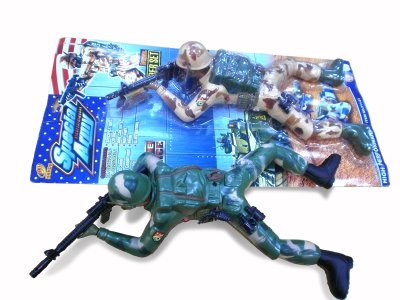 B/O ACTION SOLDIER W/LIGHT YELLOW/GREEN  - HP1056981