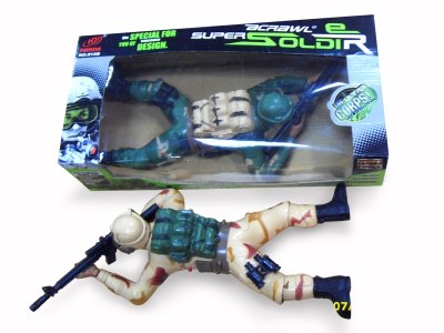 B/O ACTION SOLDIER W/LIGHT YELLOW/GREEN  - HP1056986