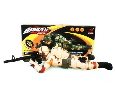 B/O ACTION SOLDIER W/LIGHT YELLOW/GREEN  - HP1056988