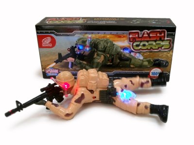 B/O ACTION SOLDIER W/LIGHT YELLOW/GREEN  - HP1056989