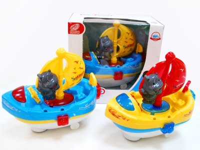 B/O CARTOON SAILING W/SWING YELLOW/BLUE - HP1057032