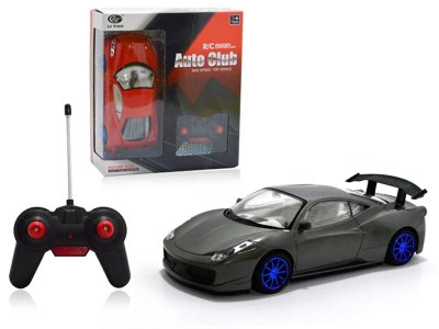 1:18 4 FUNCTION R/C CAR W/LIGHT RED/BLUE - HP1057074