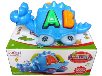 B/O BUMP & GO DINOSAUR W/LIGHT & MUSIC & SWING & BLOCKS - HP1057810