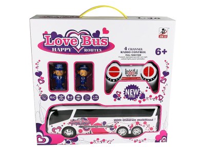 4FUNCTION R/C BUS W/MUSIC & LIGHT & 2DOLL - HP1058446