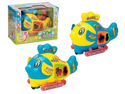 B/O CARTOON CHICKEN W/LIGHT & MUSICC & BUMP & GO,YELLOW/BLUE - HP1058708