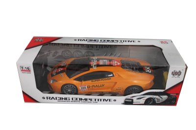 1:16 4FUNCTION R/C CAR W/LIGHT INCLUDED BATTERY RED/YELLOW - HP1059406