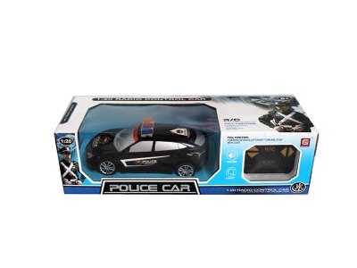 1：20 4 FUNCTION R/C CAR W/LIGHT & MUSIC INCLUDED BATTERY BLUE/BLACK - HP1059430