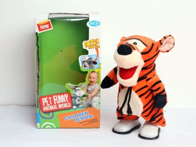 B/O PLUSH BEAR W/WALKING & MUSIC & MOVING HEAD - HP1059909