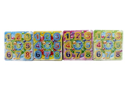 智力迷宫 珠盘 蓝黄粉绿4色混装 - HP1060011