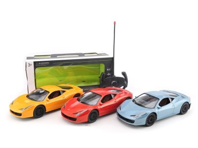 4 FUNCTION R/C CAR  YELLOW/BLUE/RED/ NOT INCLUDE BATTERY - HP1060573