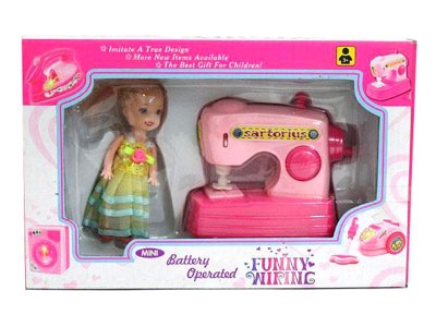 B/O SEWING MACHINE W/DOLL - HP1060599