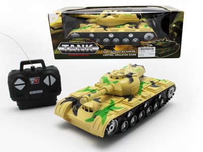 4 FUNCTION R/C TANK W/LIGHT BLUE/GREEN/CAMOUFLAGE - HP1060786