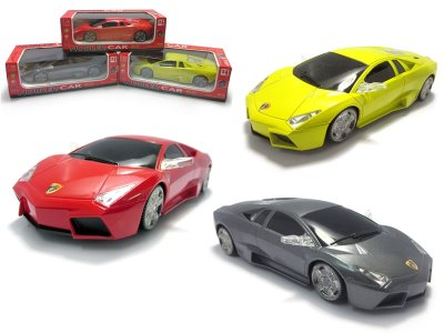 B/O BUMP& GO CAR W/LIGHT & MUSIC RED/YELLOW/GREY - HP1061102