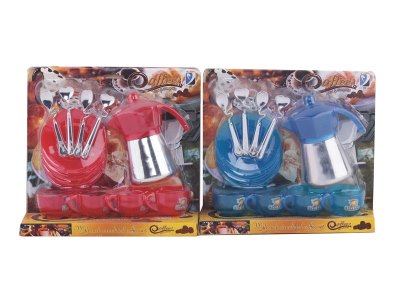 COFFEE SET RED/BLUE - HP1061114