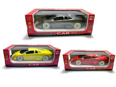 B/O BUMP& GO CAR W/LIGHT & MUSIC RED/YELLOW/GREY - HP1061149