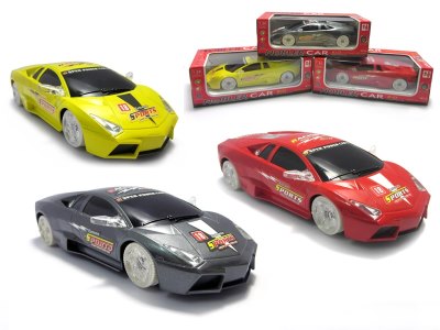 B/O BUMP& GO CAR W/LIGHT & MUSIC RED/YELLOW/GREY - HP1061150