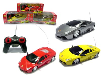 4 FUNCTION R/C CAR W/LIGHT RED/YELLOW/GREY - HP1061247