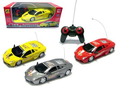 4 FUNCTION R/C CAR W/LIGHT RED/YELLOW/GREY - HP1061251