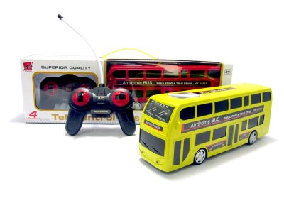 4 FUNCTION R/C BUS W/LIGHT & MUSIC RED/YELLOW - HP1061253