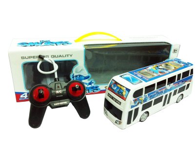 4 FUNCTION R/C BUS W/LIGHT & MUSIC BLUE/WHITE - HP1061260