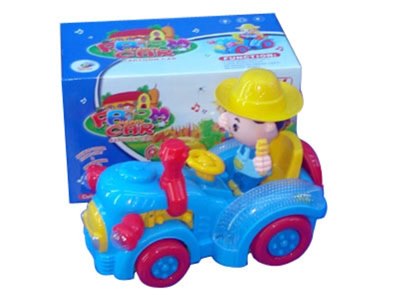 B/O BUMP& GO FARMER CAR W/LIGHT & MUSIC  - HP1061313