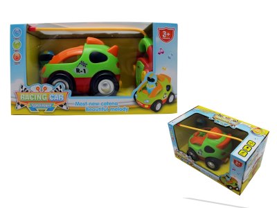 2FUNCTION R/C CARTOON CAR W/LIGHT & MUSIC RED/GREEN - HP1062082