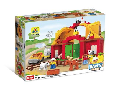 FARM BUILDING BLOCK 61PCS  - HP1062106