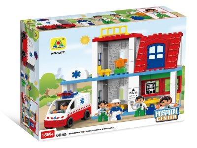 HOSPITAL BUILDING BLOCK 60PCS  - HP1062107