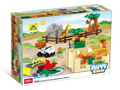 ZOO BUILDING BLOCK 43PCS  - HP1062112