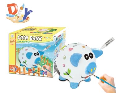 DIY PAINTING CERAMIC MONEY POT  - HP1062512