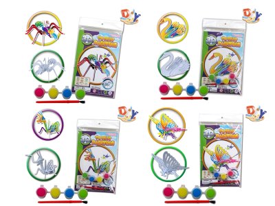 DIY PAINTING 3D PUZZLE 4ASST  - HP1062541
