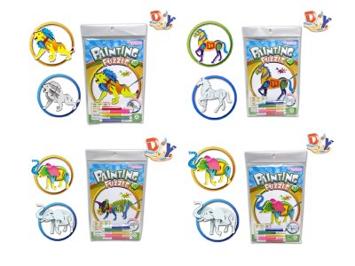 DIY PAINTING 3D PUZZLE   4ASST  - HP1062544