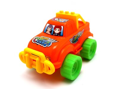 PULL LINE CAR W/RITTLE YELLOW/ORANGE/GREEN - HP1062576