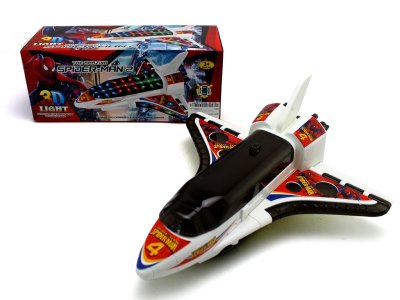 B/O PLANE W/3D LIGHT & MUSIC & BUMP AND GO WHITE/BLUE - HP1062613