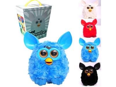 B/O PLUSH FURBY BOOM W/TOUCH  & TALKING & RECORD & LIQULD CRYSTAL EYES  - HP1062919