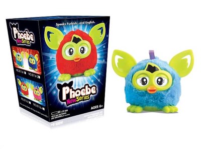 B/O PLUSH FURBY BOOM W/TOUCH  & SOUND & RECORD LIGHT BLUE - HP1062921