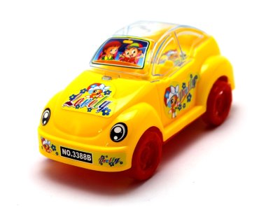 PULL LINE CARTOON CAR RED/YELLOW - HP1063156