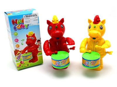 WIND UP PONY W/DRUM RED/YELLOW - HP1063220
