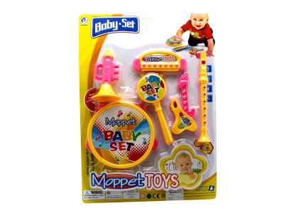 INFANT MUSICAL INSTRUMENT PINK/BLUE/YELLOW - HP1063256