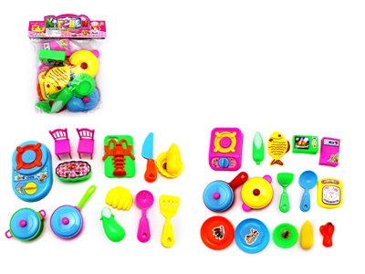 KITCHEN SET (17PCS) 2ASST - HP1063372