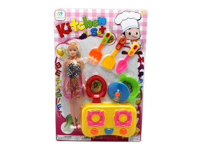 KITCHEN SET W/DOLL - HP1063450