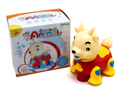 B/O CARTOON SHEEP W/LIGHT & MUSIC & BUMP &GO YELLOW/BLUE - HP1064379