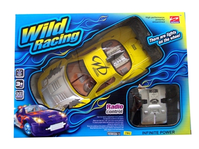 1:18 SCALE 4 FUNCTION R/C CAR W/LIGHT INCLUDED BATTERY - HP1064593