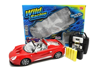 1:18 SCALE 4 FUNCTION R/C CAR W/LIGHT INCLUDED BATTERY - HP1064596